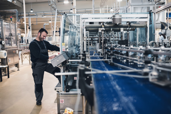 Works in factories